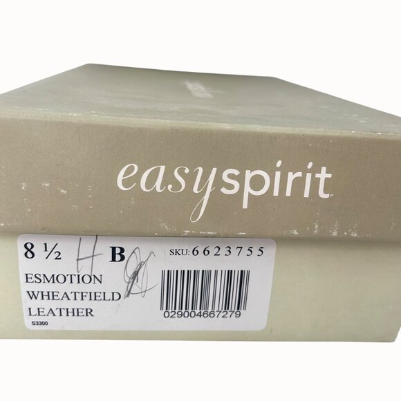 Easy Spirit Anti-Gravity Esmotion Taupe Leather Lace-Up Sneakers w/ Box 8.5B - Picture 10 of 10